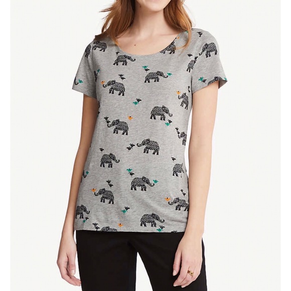 Ann Taylor Factory Tops - 🛍 3 for $15 - Elephant Tshirt  Ann Taylor Factory